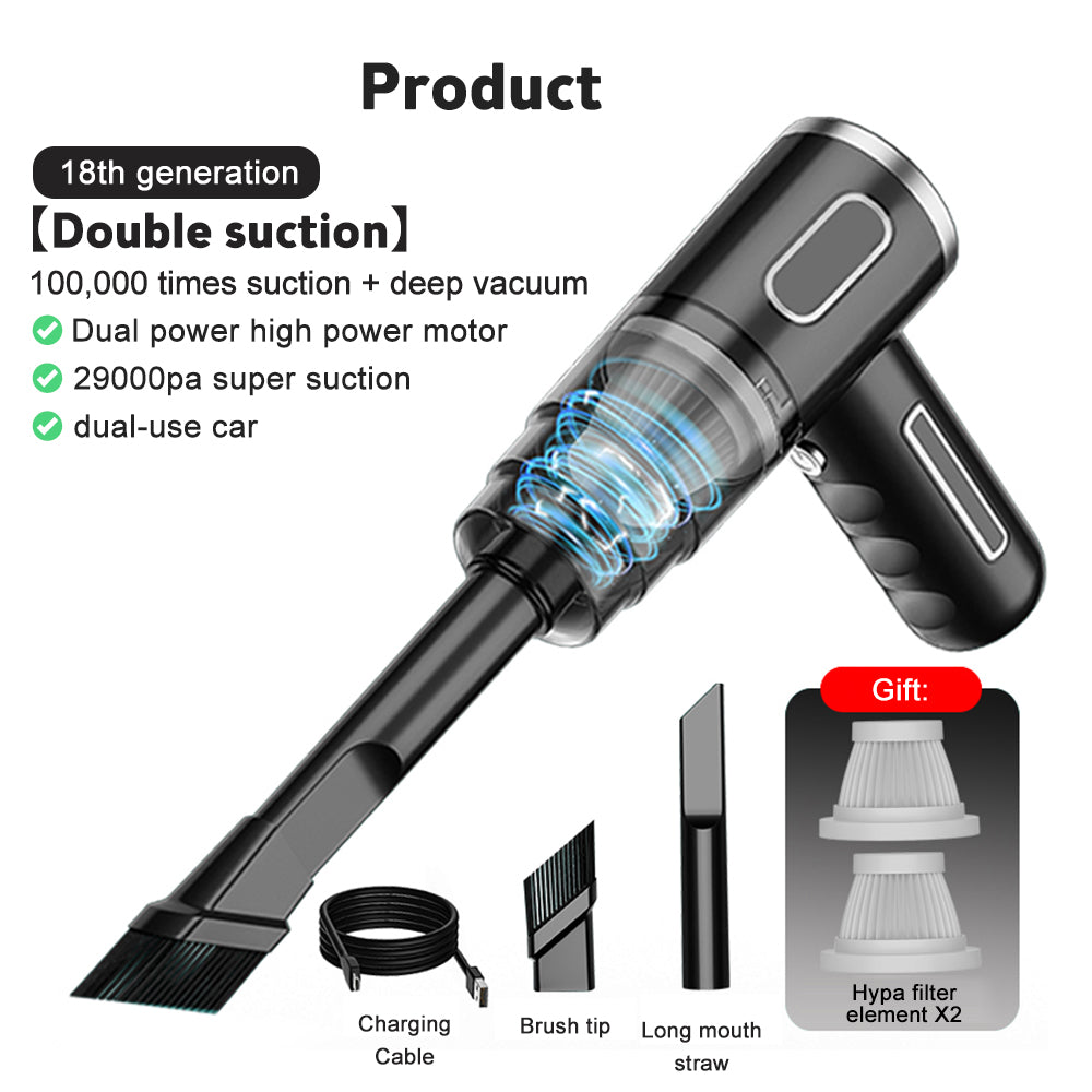 Portable Mini Vacuum Cleaner for Car & Home
